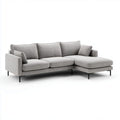 Hoekbank van stof voor de woonkamer met chaise longue - 240 x 90 x 85
