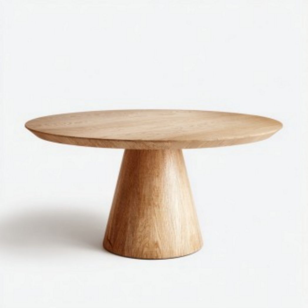Eettafel van massief hout voor de eetkamer - 80 x 80 x 40
