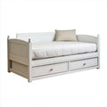 Bedbank met opslagfunctie voor de slaapkamer - hout - 200 x 90 x 90